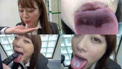Akari - Enjoy Smell of Her Long Tongue and Spit Part 1
