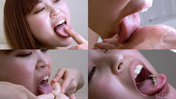 With premium version! Ayaka Mochizuki&#39;s maniac oral observation and oral fetish play! [Mouth Fetish] [Rounding]