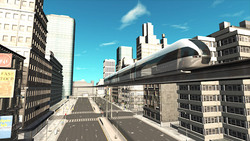 Image CG monorail Monorail