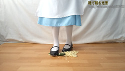 4-10 Maid makes potato salad with your feet