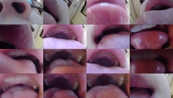 [Fetish: mouth, lips, tongue and saliva, tongue, spit-up video] what fellatio is the camera?