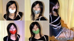 Confinement 24 Hours - Nanako was Bound and Tapegagged - Nanako was Chairtied (All)