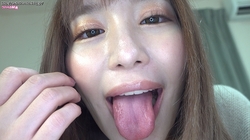 ② Completely subjective video of Sarina Momonaga! Bad breath blame! Show your tongue! Lens licking! Spitting!